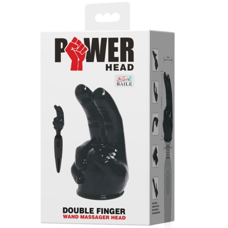 BAILE - POWER HEAD CABEÇAL INTERCAMBIÁVEL PARA MASSAGEADOR DESIGN MÃO - Sex Shop Sexy
