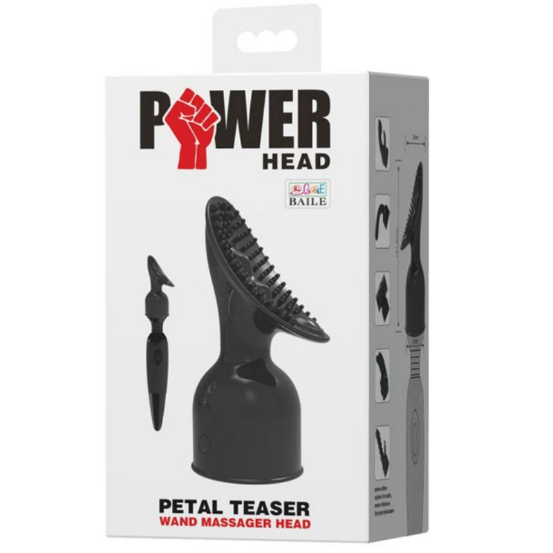 BAILE - CABEA INTERCAMBIVEL POWER HEAD PARA MASAJE DE ESTIMULAO DE CLITÓRIS