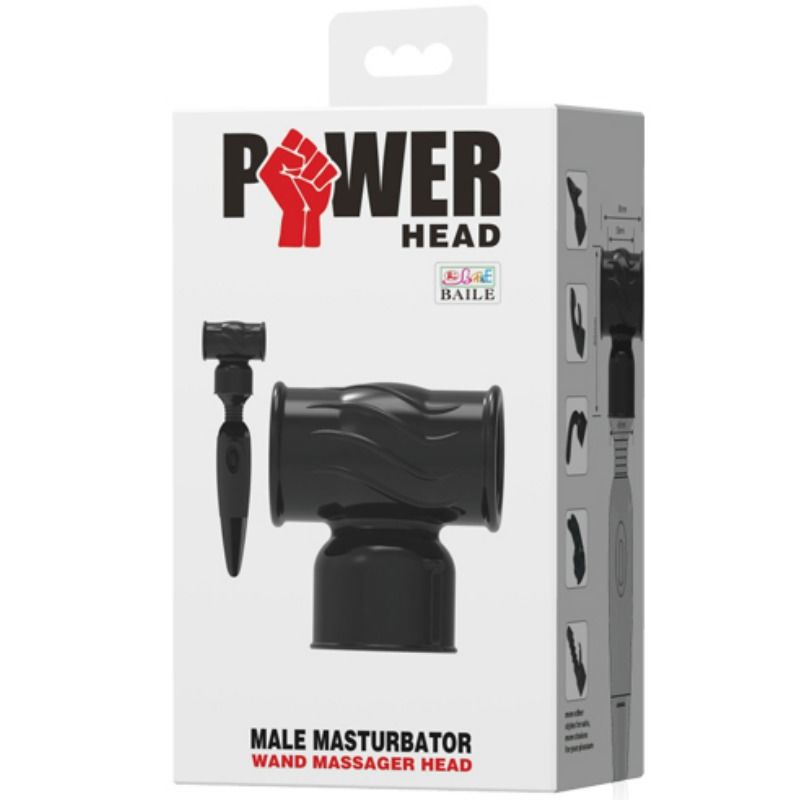 BAILE - POWER HEAD CABEÇA INTERCAMBIÁVEL PARA ESTIMULADOR MASCULINO - Sex Shop Sexy