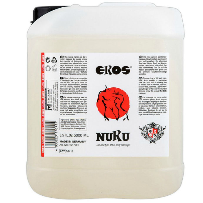 EROS - NURU ÓLEO DE MASSAGEM RICO EM MINERAIS 5000 ML - Sex Shop Sexy