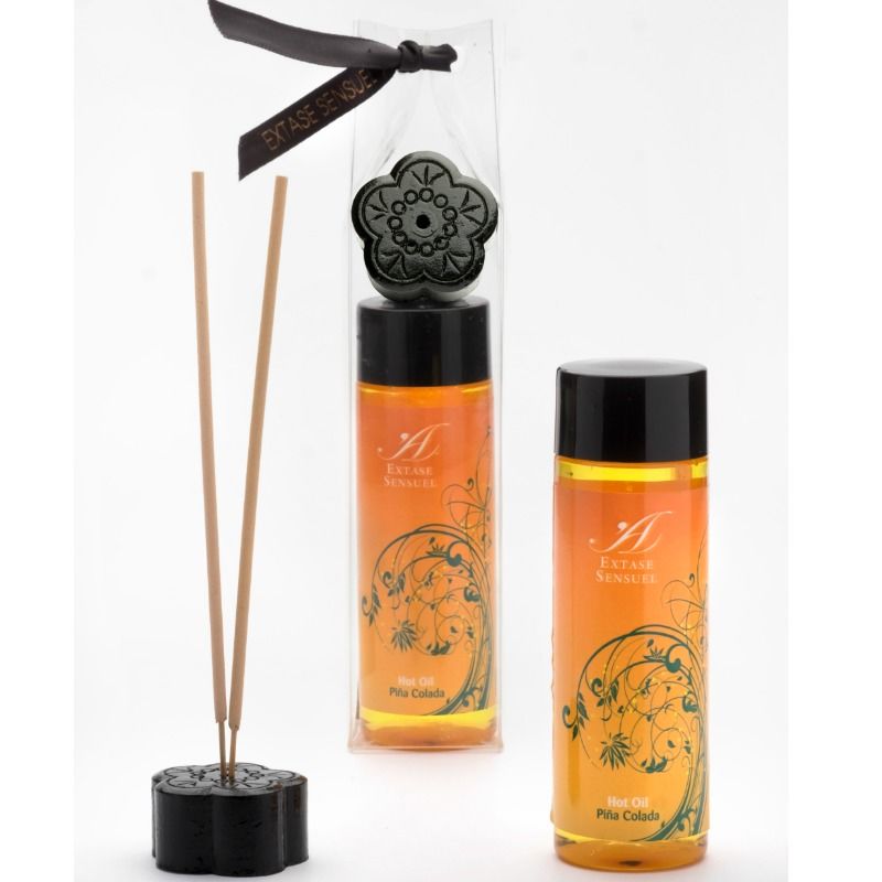 EXTASE SENSUAL - ÓLEO ESTIMULANTE CALOR PIÑA COLADA 100 ML - Sex Shop Sexy