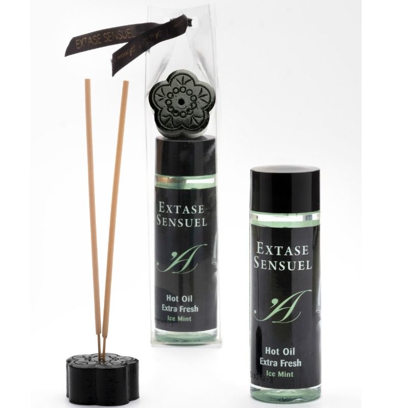 EXTASE SENSUAL - ÓLEO DE MASSAGEM EFEITO EXTRA FRESH GELO 100 ML - Sex Shop Sexy