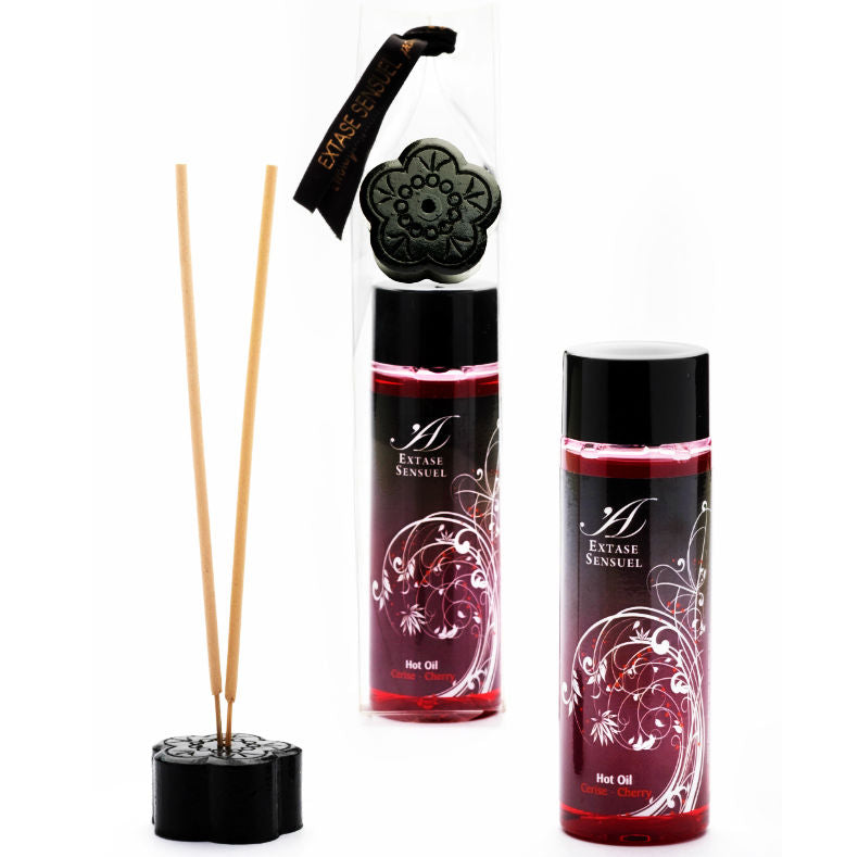 EXTASE SENSUAL - ÓLEO ESTIMULANTE CEREJA 100 ML - Sex Shop Sexy