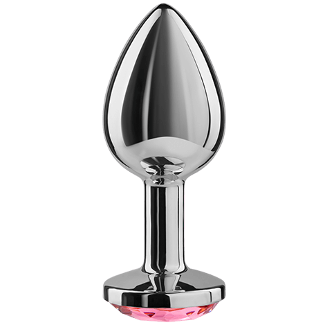 SECRETPLAY - PLUG ANAL EM ALUMÍNIO FÚCSIA 8 CM - Sex Shop Sexy