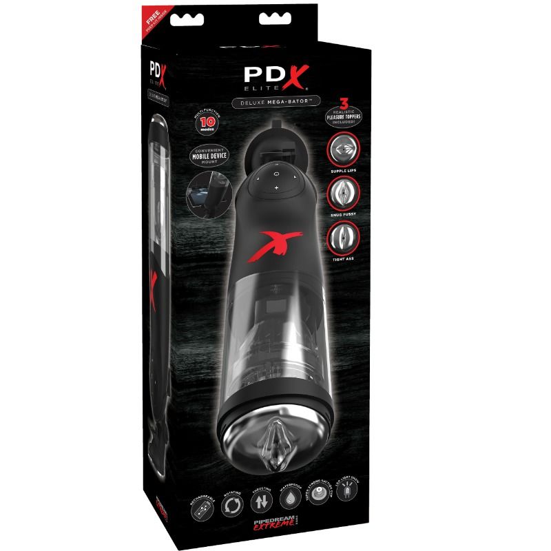 PDX ELITE - MASTURBADOR DELUXE MEGA-BATOR - Sex Shop Sexy