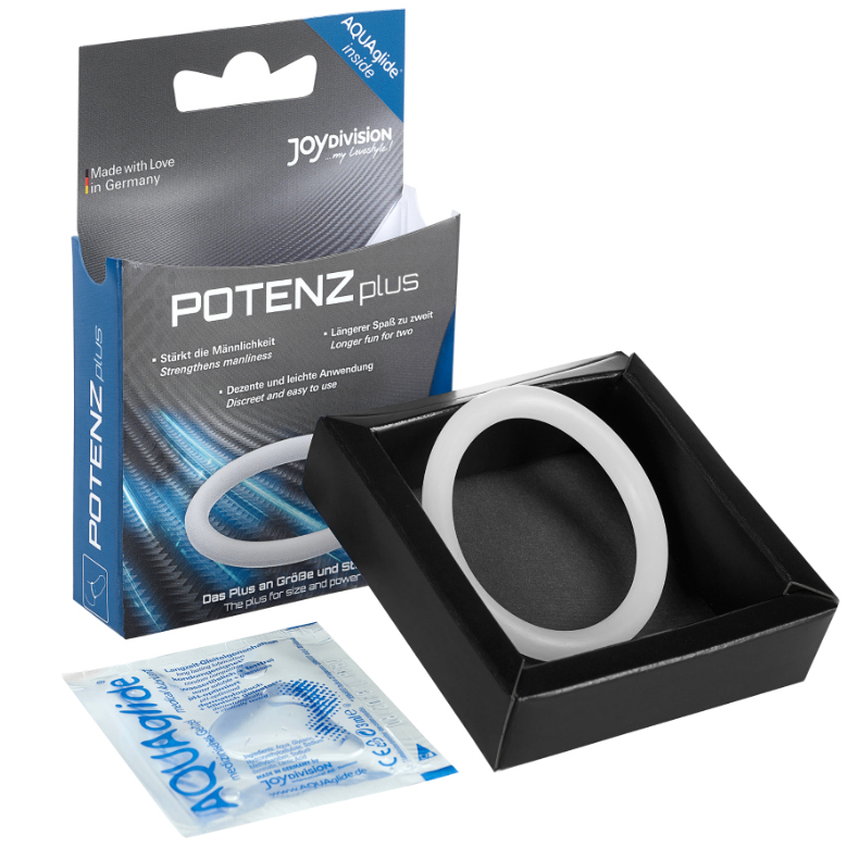 JOYDIVISION POTENZDUO - PLUS ANEL PARA PÊNIS BRANCO - M - Sex Shop Sexy