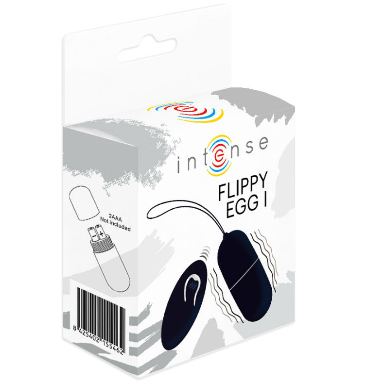INTENSE - FLIPPY I OVO COM CONTROLO REMOTO NEGRO - Sex Shop Sexy