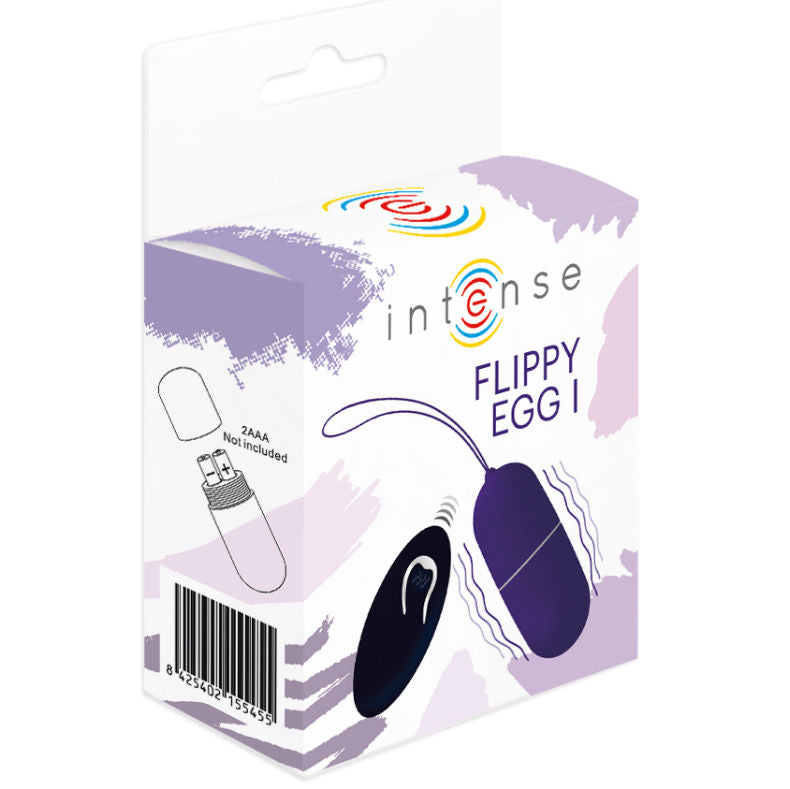 INTENSE - FLIPPY I VIBRADOR OGG COM CONTROLE REMOTO ROXO