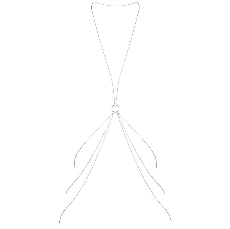 BIJOUX - MAGNIFIQUE CORRENTES METÁLICAS PARA O CORPO PRATEADO - Sex Shop Sexy