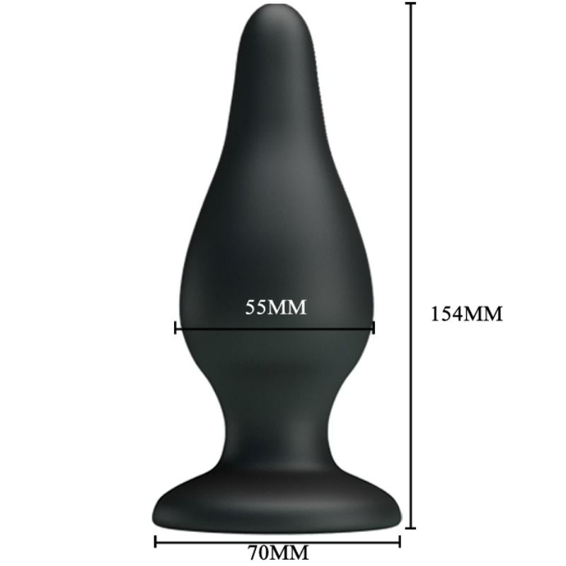 PRETTY LOVE - PLUG ERGONÓMICO EM SILICONE 15.4 CM - Sex Shop Sexy