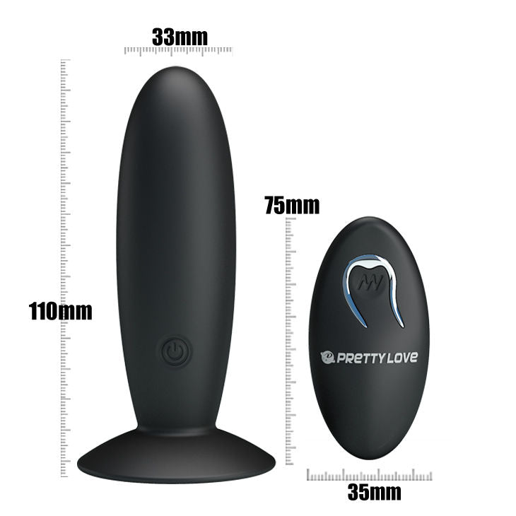 Pretty Love - Plug Anal Recargable Con Vibración Y Control