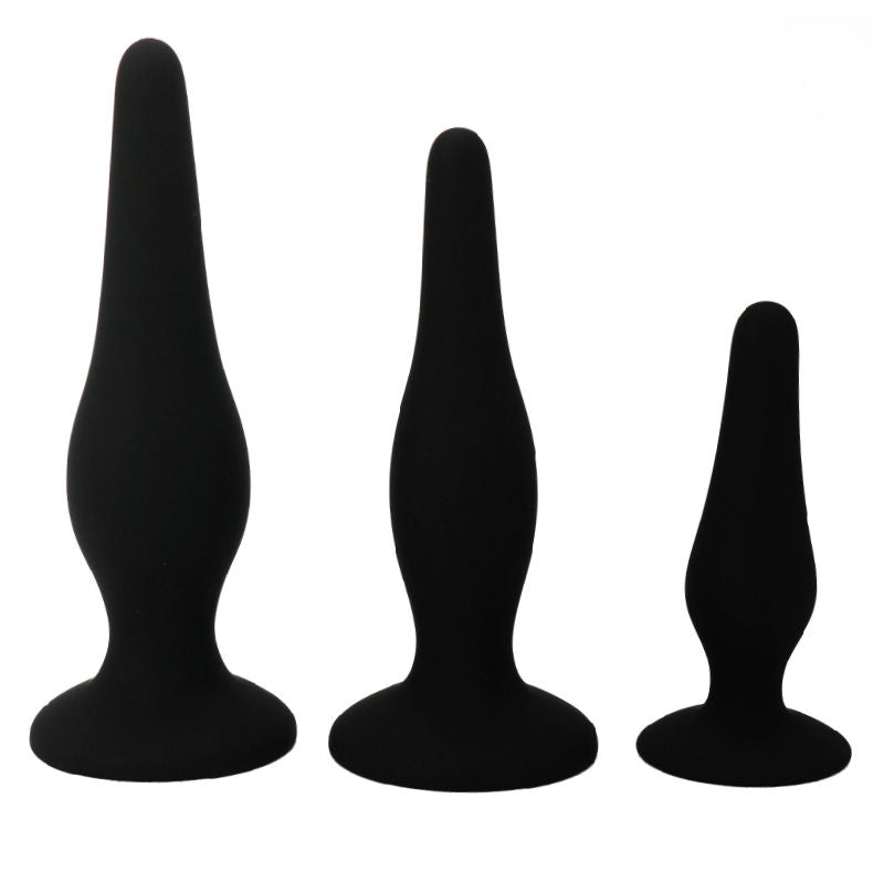 PRETTY LOVE - KIT DE INICIAÇÃO PLUGS ANAIS EM SILICONE - Sex Shop Sexy