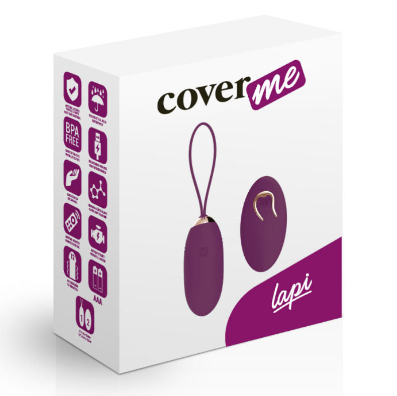 COVERME - HUEVO COMANDO REMOTO LAPI LILÁS - Sex Shop Sexy