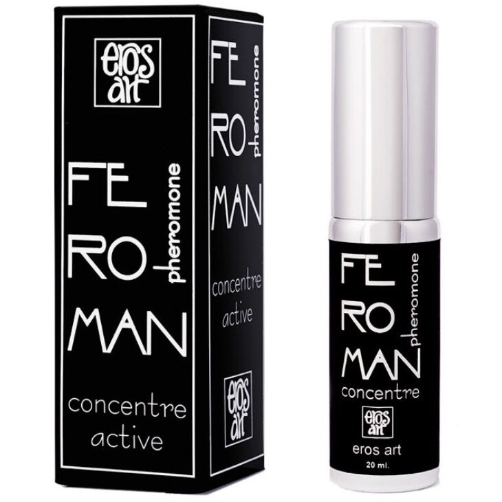 EROS-ART - FEROMAN PERFUME COM FEROMONAS CONCENTRADO 20 ML - Sex Shop Sexy