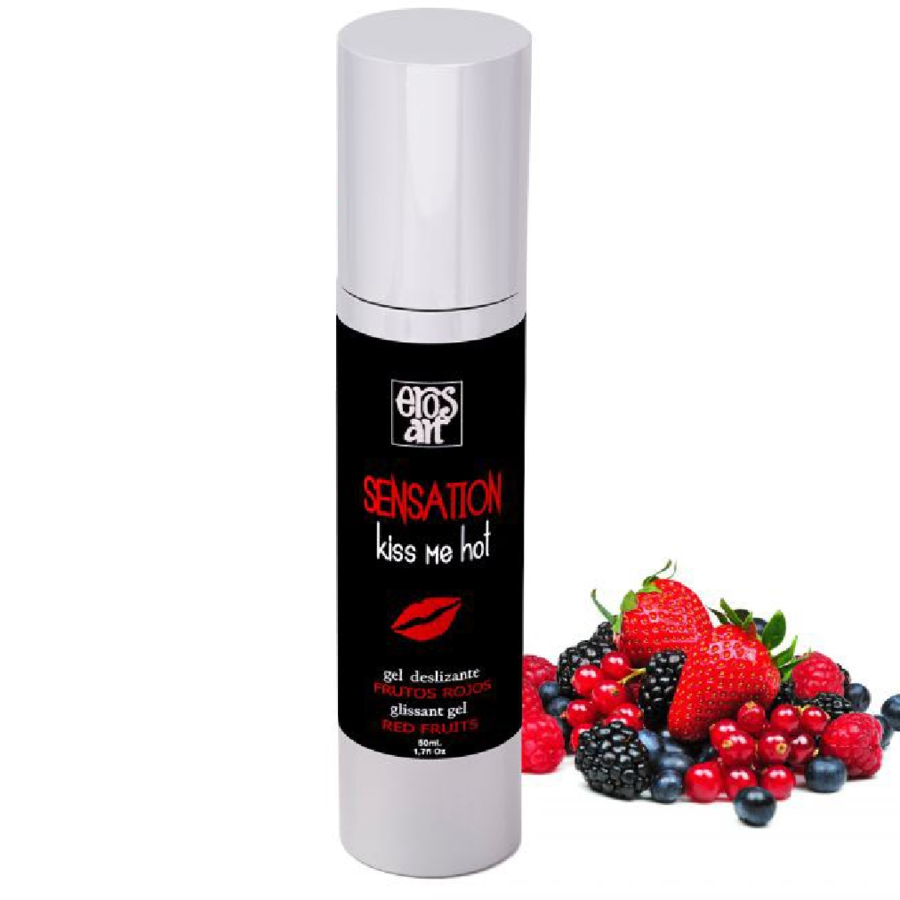 EROS-ART - SENSATTION LUBRIFICANTE NATURAL FRUTOS VERMELHOS 50 ML - Sex Shop Sexy