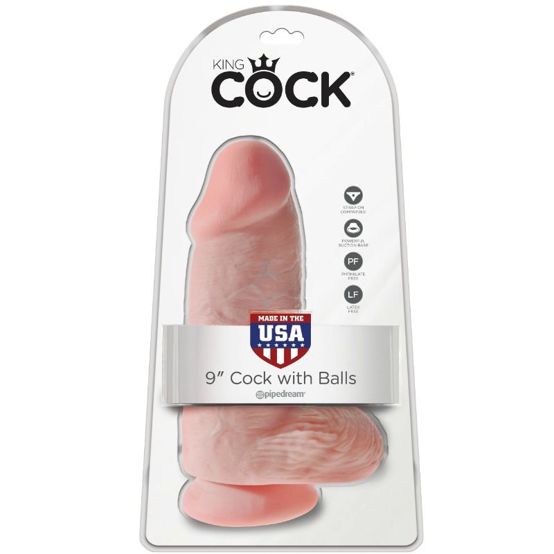 KING COCK - PÉNIS REALISTA CHUBBY 23 CM - Sex Shop Sexy