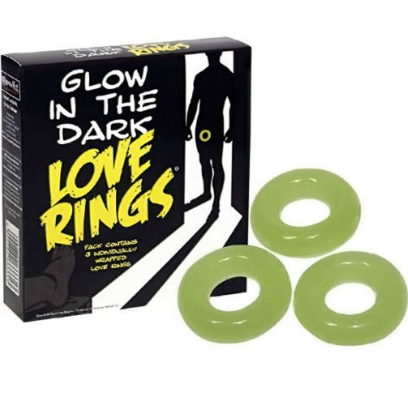 SPENCER & FLEETWOOD - PACK 3 ANÉIS FLUORESCENTES - Sex Shop Sexy