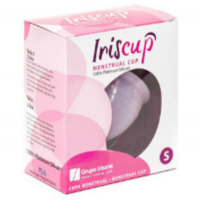 IRISCUP - COPA MENSTRUAL PEQUEÑA ROSA A + BOLSA ESTERILIZADORA GRATUITA