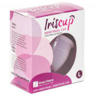 IRISCUP - COPO MENSTRUAL ROSA GRANDE + BOLSA ESTERILIZADORA GRÁTIS - Sex Shop Sexy