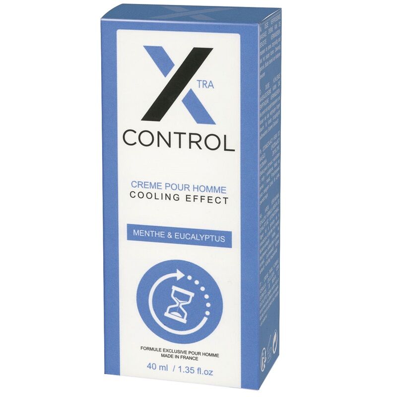 RUF - X CONTROL CREME EFEITO FRIO PARA HOMEM 40 ML - Sex Shop Sexy