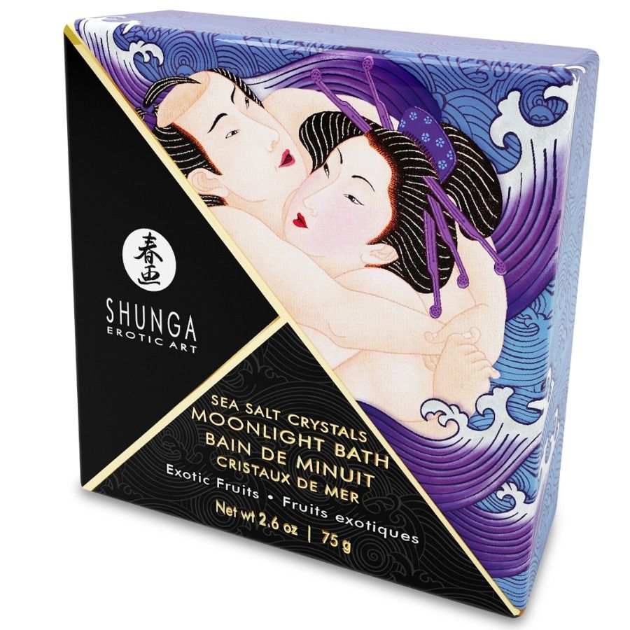 SHUNGA - SAIS DE BANHO AROMATIZADOS EXOTIC PURPLE 75 GR - Sex Shop Sexy