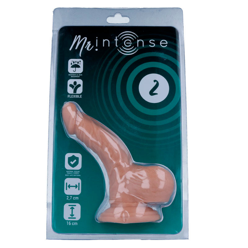 MR INTENSE - 2 DILDO REALISTA 16 CM x 2.7 CM - Sex Shop Sexy