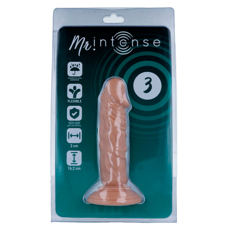 MR INTENSE - 3 DILDO REALISTA 16.2 CM x 3 CM - Sex Shop Sexy