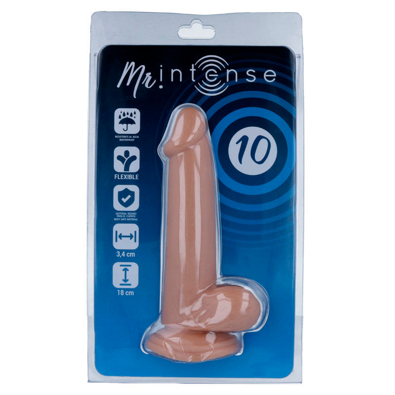 MR INTENSE - 10 DILDO REALISTA 18 CM x 3.4 CM - Sex Shop Sexy
