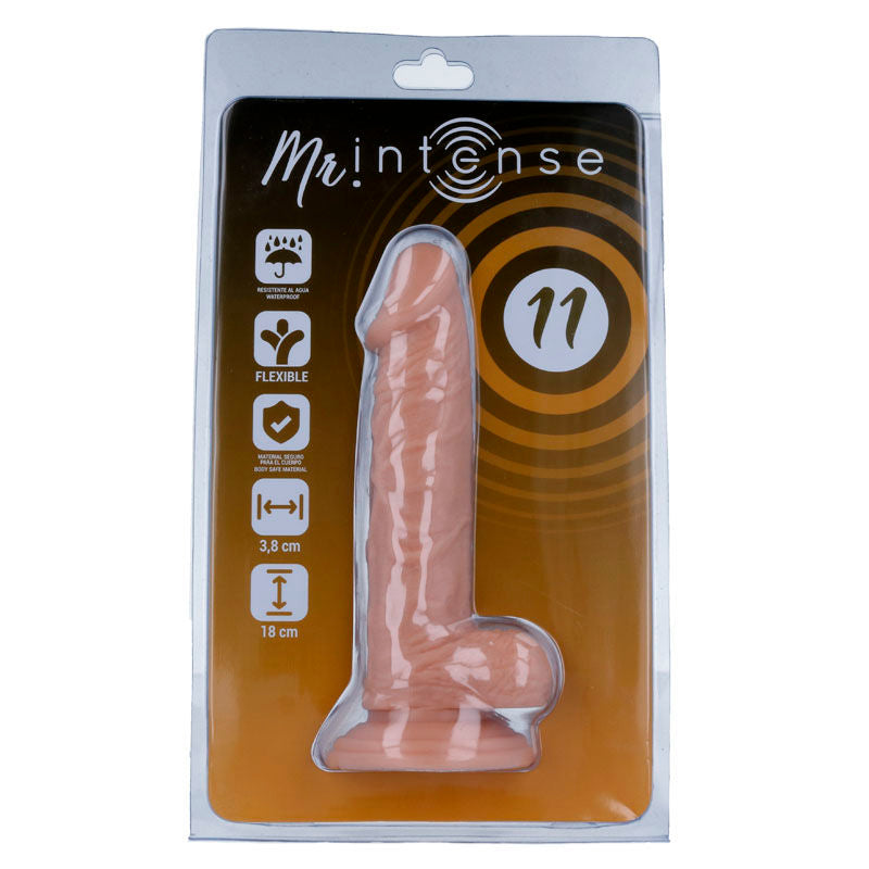 MR INTENSE - 11 DILDO REALISTA 18 CM x 3.8 CM - Sex Shop Sexy