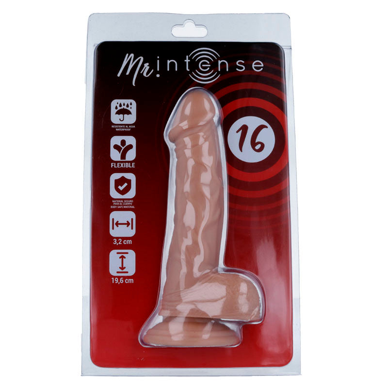 MR INTENSE - 16 DILDO REALISTA 19.6 CM x 3.2 CM - Sex Shop Sexy