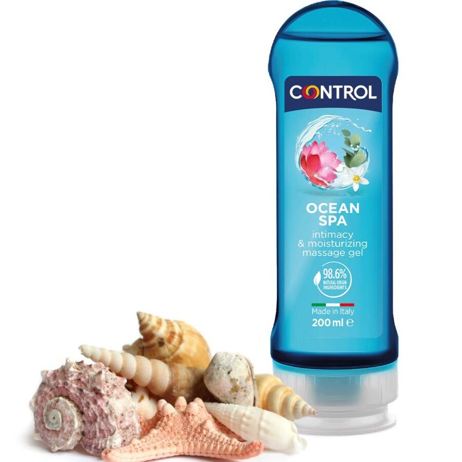 CONTROL - 2 EM 1 MASSAGEM & PRAZER MEDITERRANEAN SEA 200 ML - Sex Shop Sexy