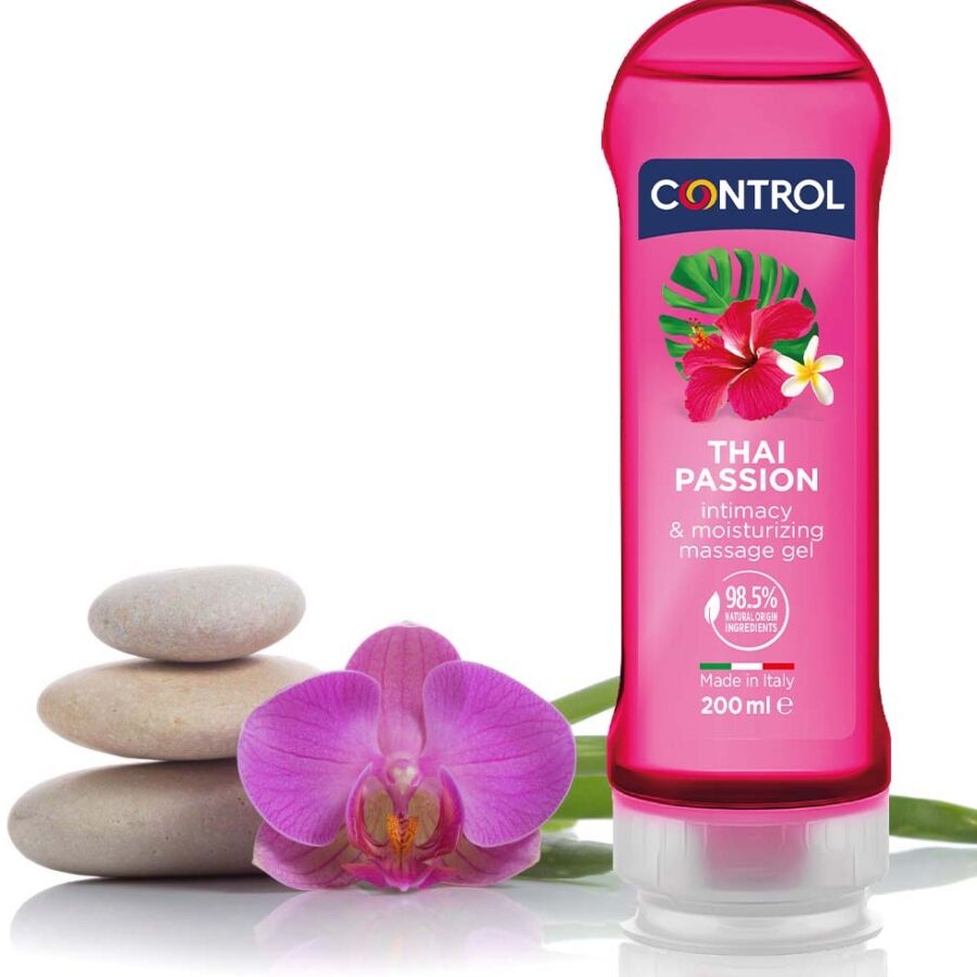 CONTROL - 2 EM 1 MASSAGEM & PRAZER THAI PASSION 200 ML - Sex Shop Sexy