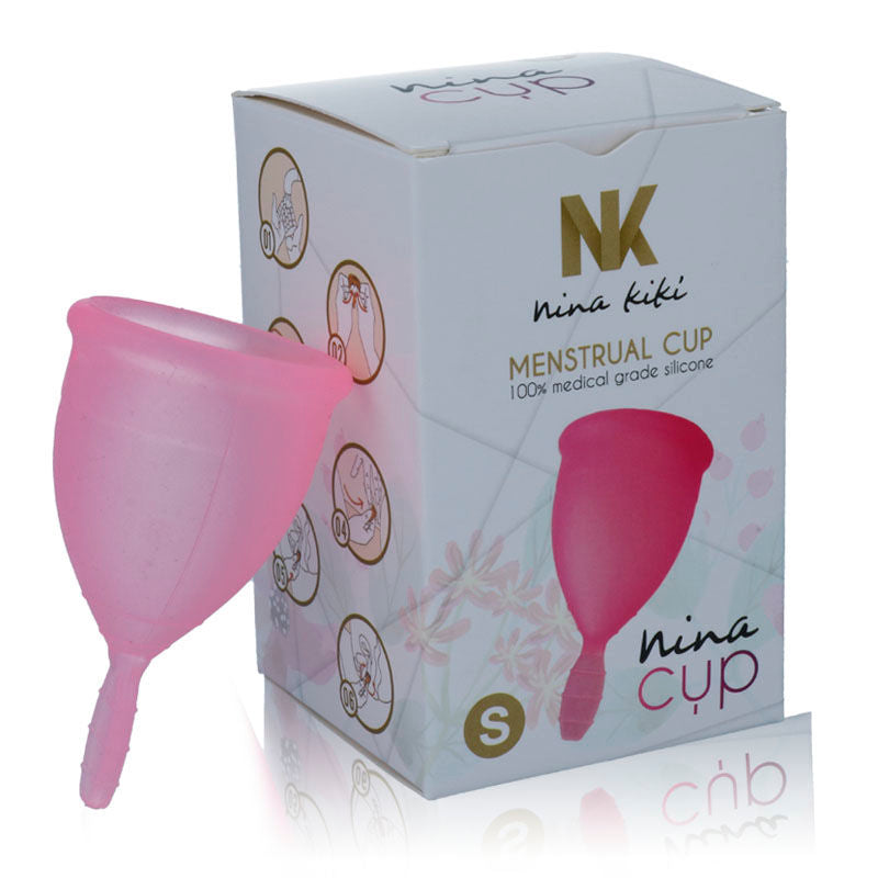 NINA KIKÍ - COPO MENSTRUAL ROSA - TAMANHO S - Sex Shop Sexy