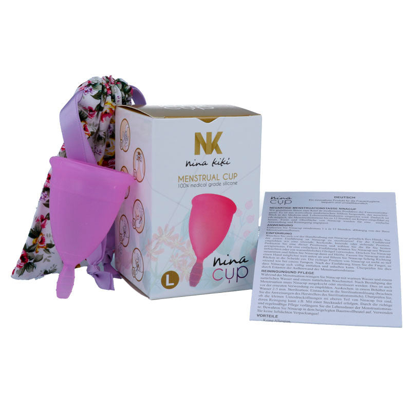 NINA KIKÍ - COPO MENSTRUAL LILÁS - TAMANHO L - Sex Shop Sexy