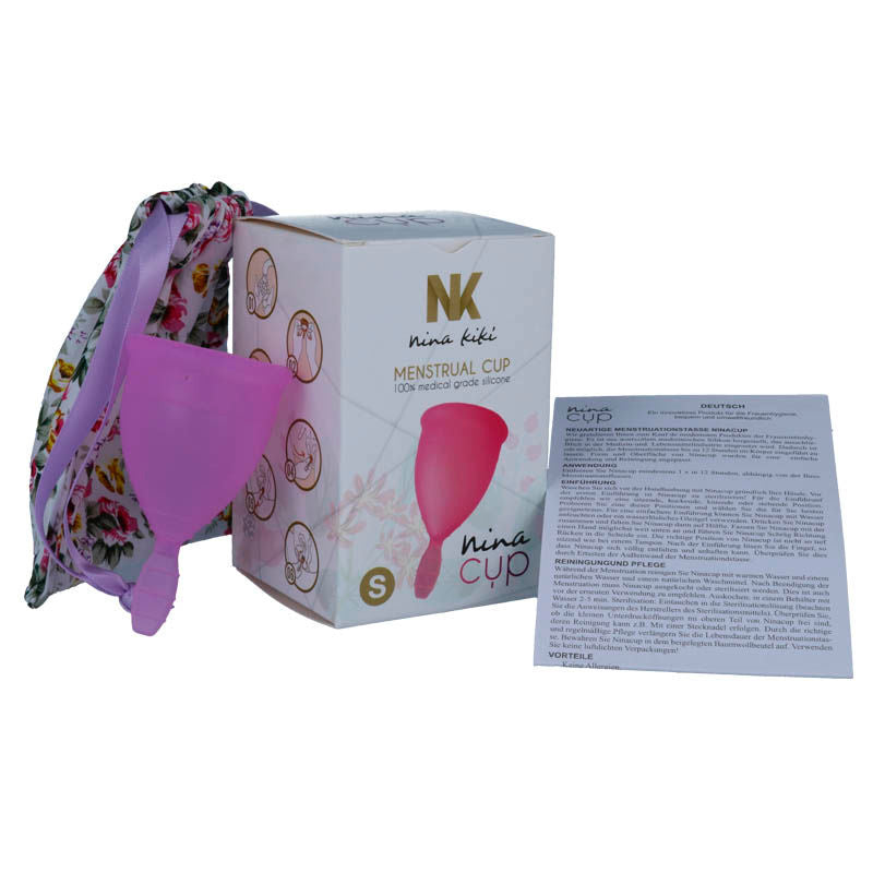 NINA KIKÍ - COPO MENSTRUAL LILÁS - TAMANHO S - Sex Shop Sexy