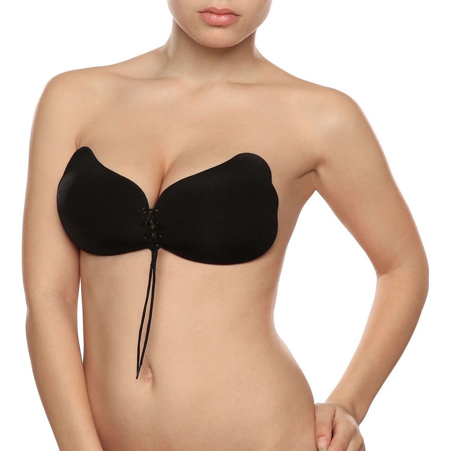 BYE-BRA - LACE-IT SUTIÃ PUSH-UP PRETO COPA B - Sex Shop Sexy