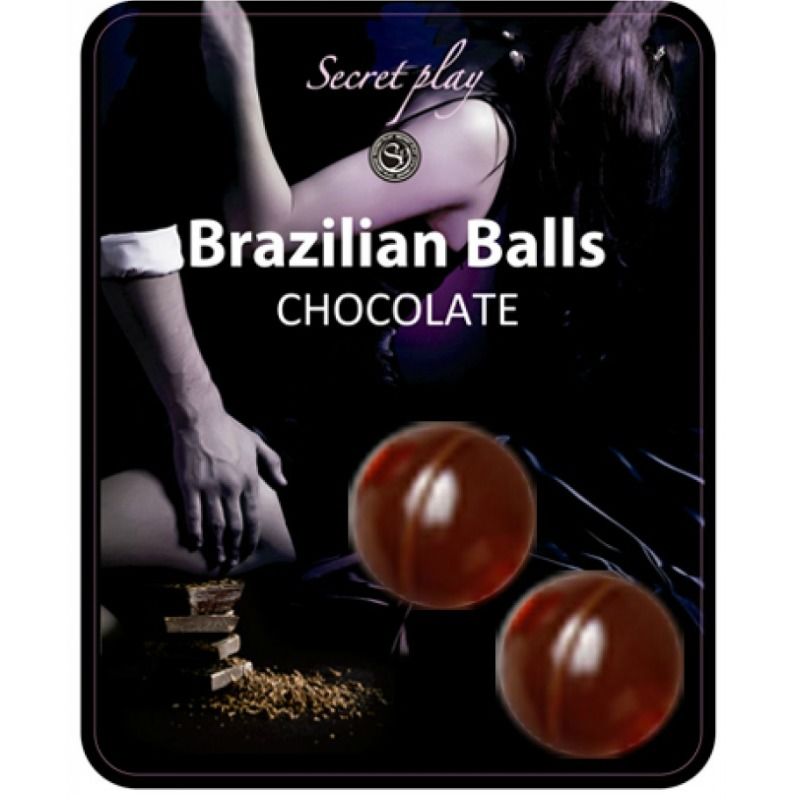 SECRETPLAY - BRAZILIAN BALLS CHOCOLATE SET 2 BOLAS - Sex Shop Sexy