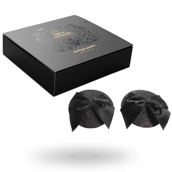 BIJOUX - BURLESQUE COBRE MAMILOS BRILHANTES COM LAÇO - Sex Shop Sexy