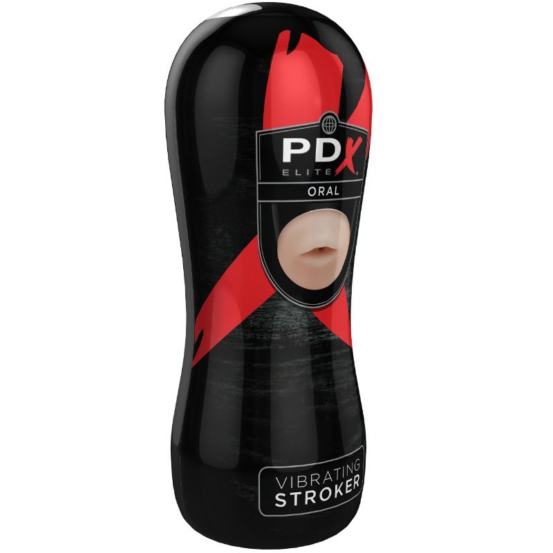 PDX ELITE - MASTURBADOR COM VIBRAÇÃO BOCA - Sex Shop Sexy