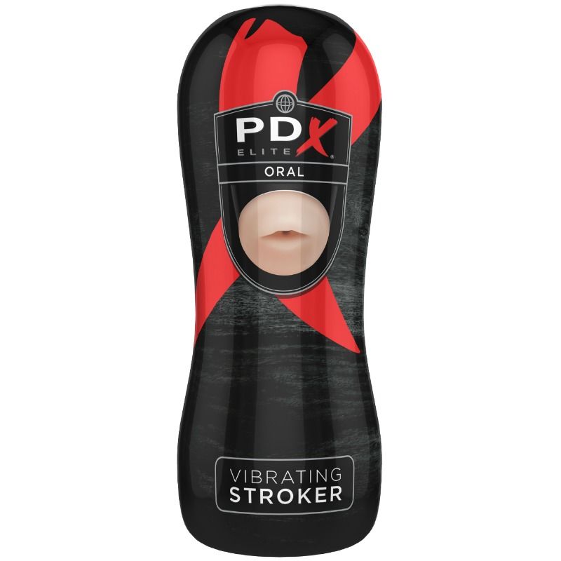 PDX ELITE - MASTURBADOR COM VIBRAÇÃO BOCA - Sex Shop Sexy