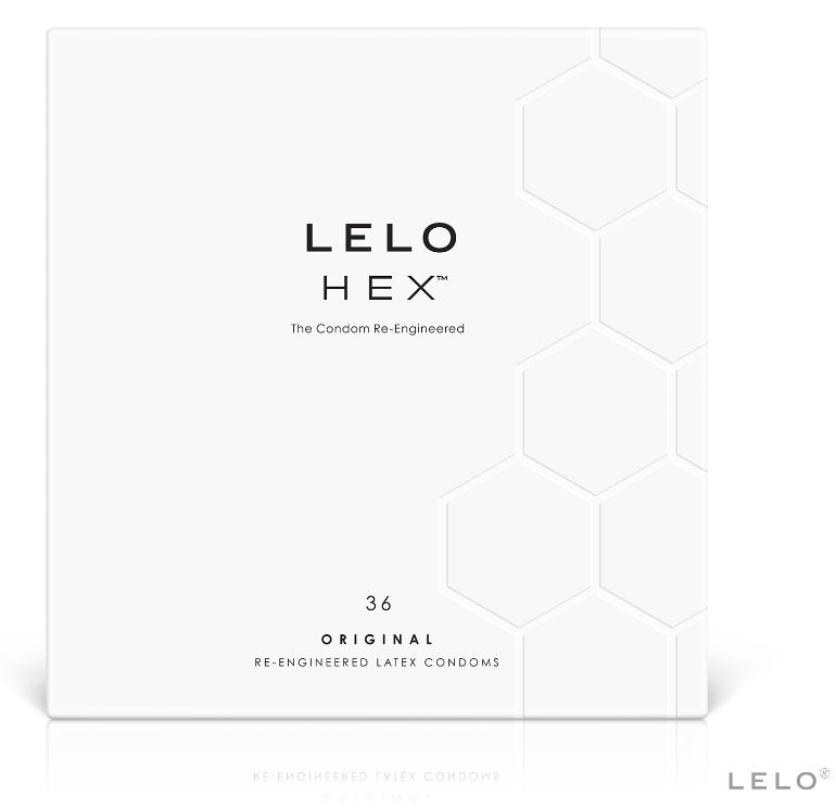 LELO - HEX PRESERVATIVOS CAIXA 36 UNIDADES - Sex Shop Sexy