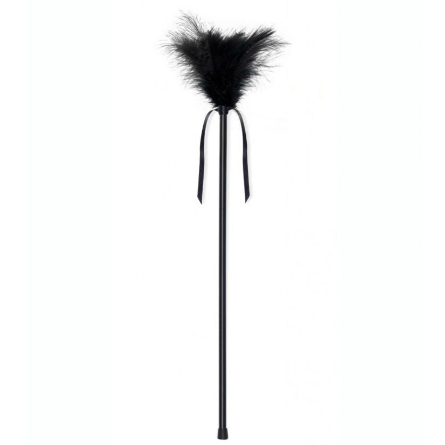 SECRETPLAY - PLUMAS PRETAS 40 CM - Sex Shop Sexy