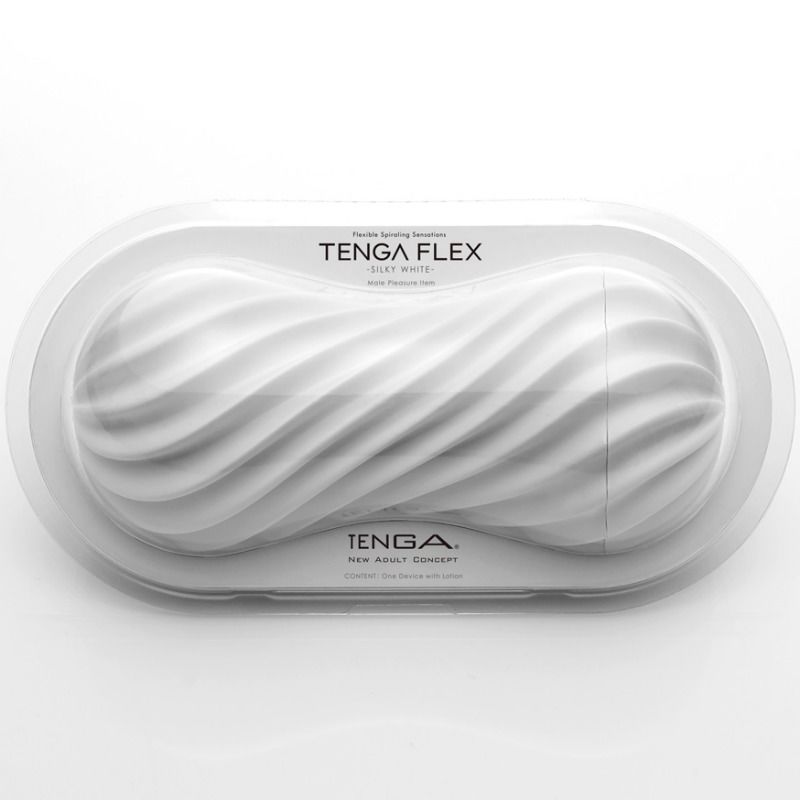 TENGA - FLEX MASTURBADOR MASCULINO BRANCO - Sex Shop Sexy