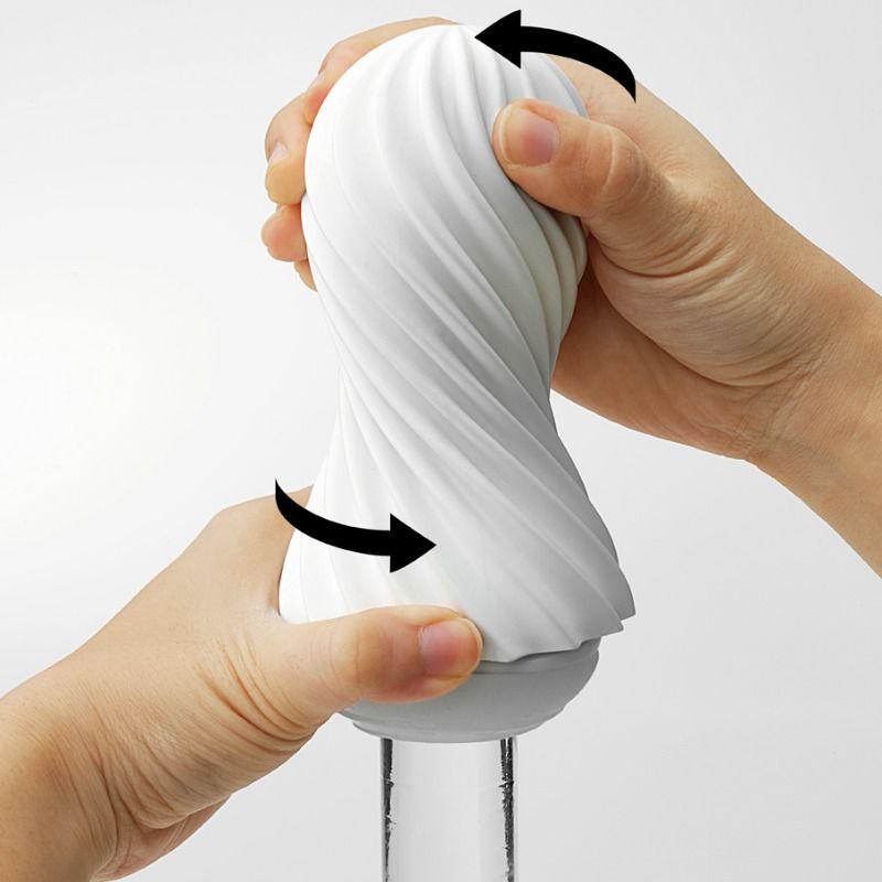 TENGA - FLEX MASTURBADOR MASCULINO BRANCO - Sex Shop Sexy