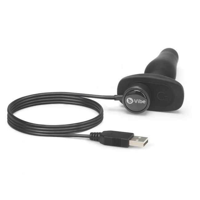 B-VIBE - PLUG ANAL DE CONTROLE REMOTO NOVICE PRETO - Sex Shop Sexy