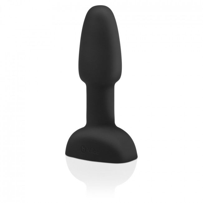 B-VIBE - PLUG ANAL DE CONTROL REMOTO RIMMING PETITE NEGRO