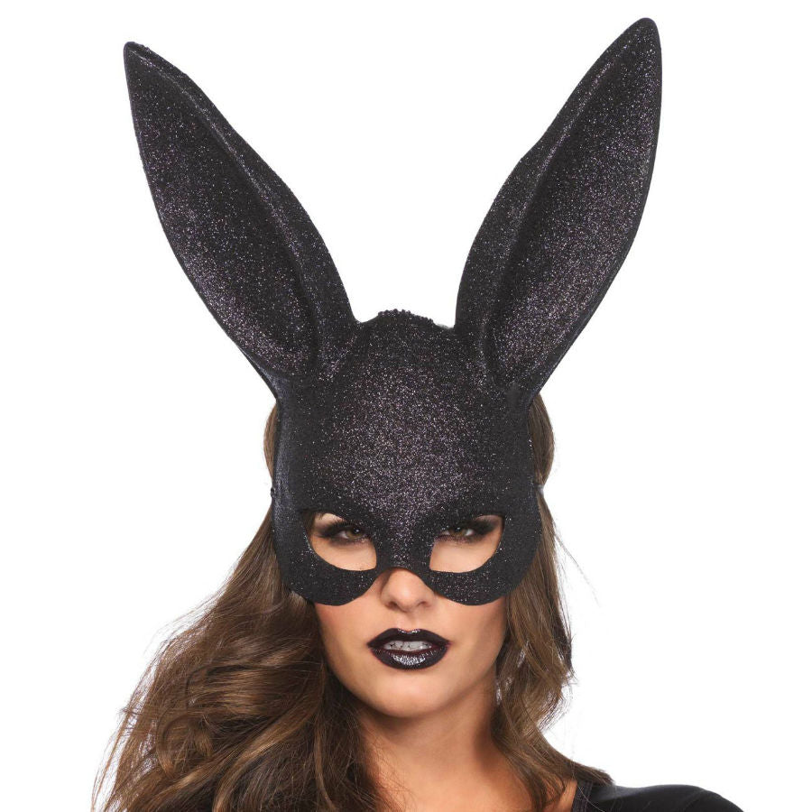 LEG AVENUE - RABBIT MÁSCARA COM PURPURINA - Sex Shop Sexy