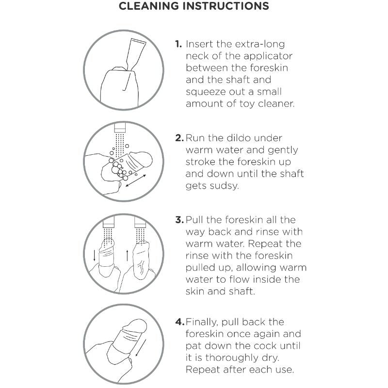 KING COCK - DILDO REALÍSTICO CARNE SIN CORTES 23 CM