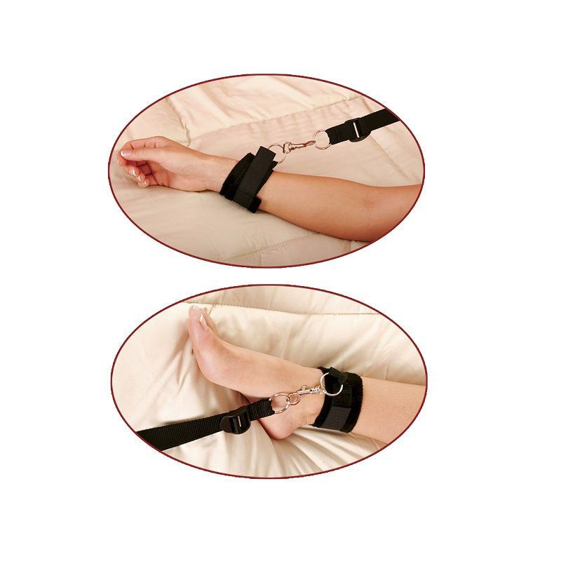 FETISH FANTASY SERIES - KIT DE RESTRICCIÓN DE BINDINGS DE CAMA