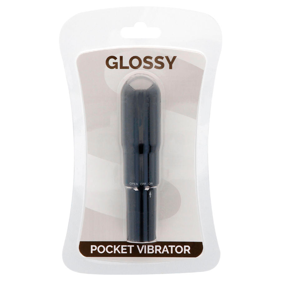 GLOSSY - POCKET VIBRADOR NEGRO - Sex Shop Sexy